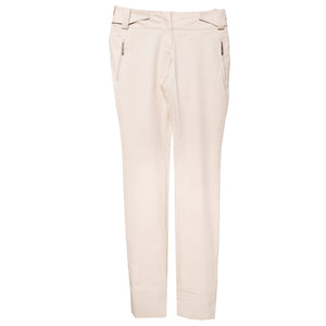 Dior Boutique Beige Cotton Cuffed Hem Pant