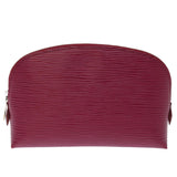 Louis Vuitton Cosmetic Pouch  Leather Clutch Bag