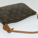 Louis Vuitton Pochette Accessoire  Canvas Clutch Bag