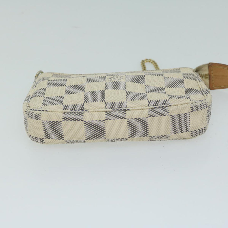 Louis Vuitton Pochette Accessoire  Canvas Clutch Bag