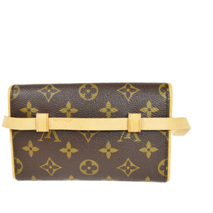 Louis Vuitton Pochette Florentine  Canvas Clutch Bag