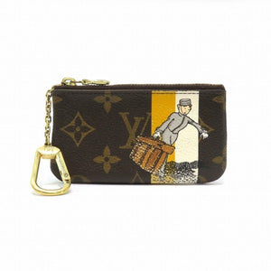 Louis Vuitton Pochette Clés  Canvas Clutch Bag