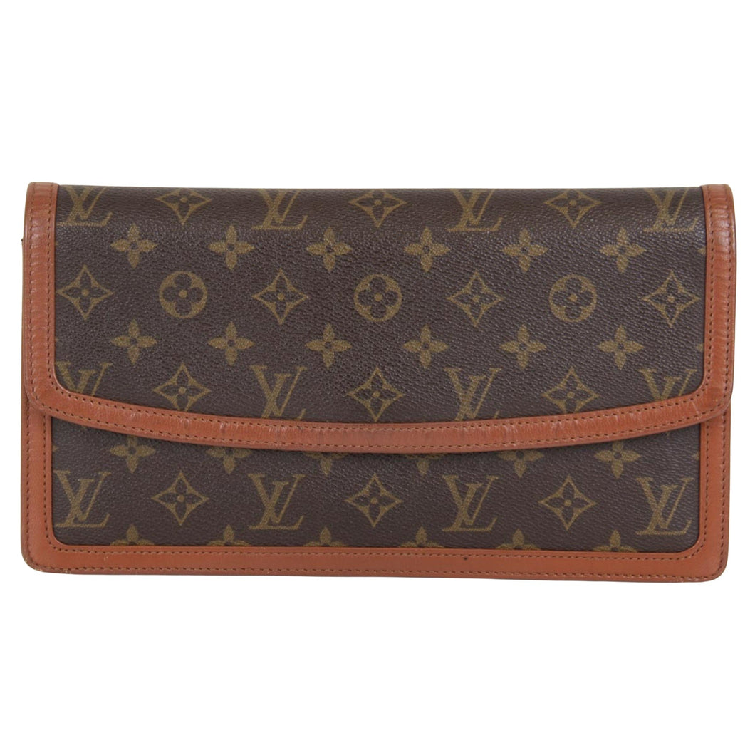 Louis Vuitton Pochette Dame  Canvas Clutch Bag