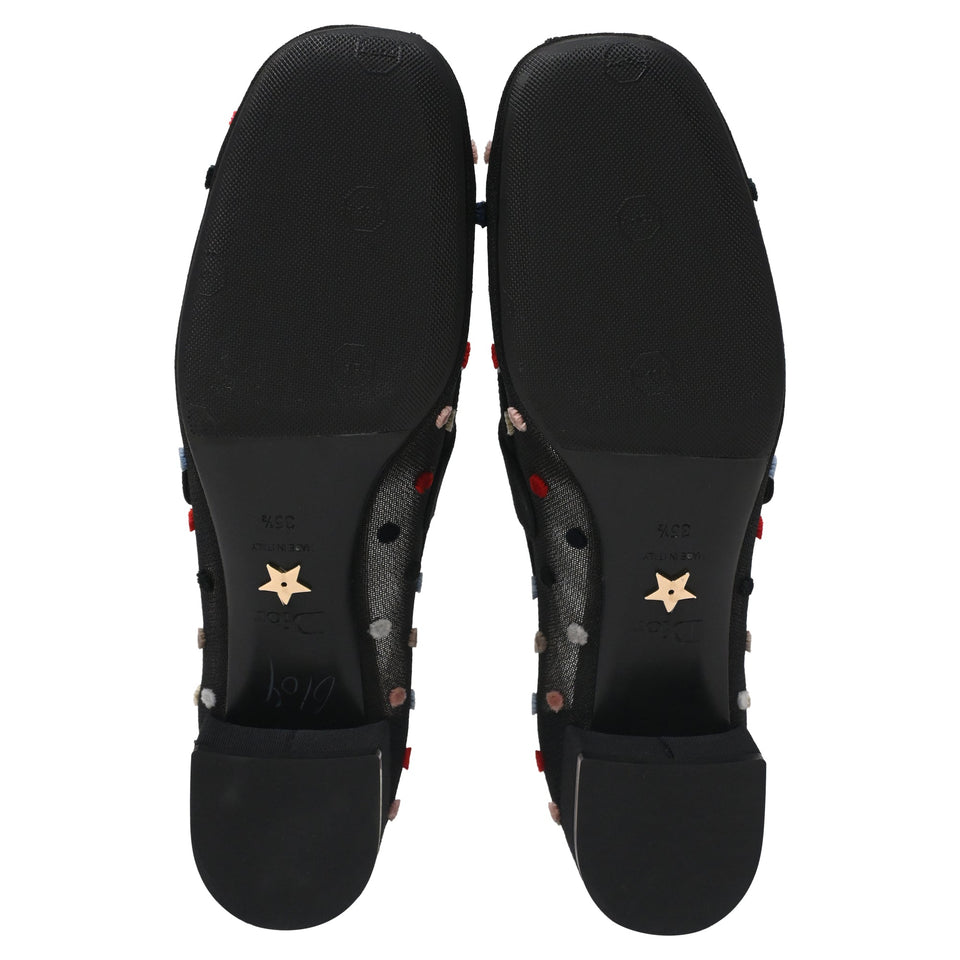 Dior Baby-D Mary Jane Pumps in Black Polyester