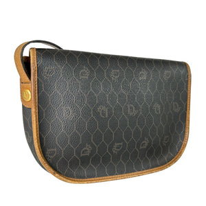 Dior Honeycomb  Canvas Shoulder Bag