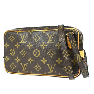 Louis Vuitton Pochette Marly  Canvas Clutch Bag