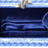 Box Knot Clutch Intrecciato Satin Small