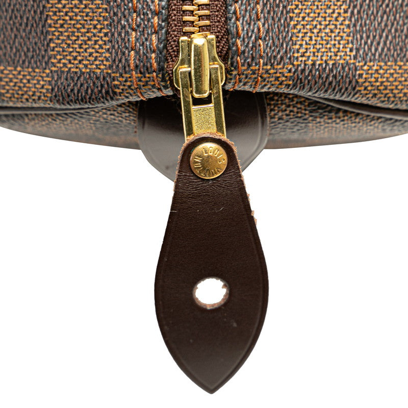 Louis Vuitton Damier Speedy 30 Handbag Mini Boston Bag N41531 Eve Brown PVC Leather  Louis Vuitton
