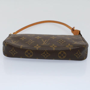 Louis Vuitton Pochette Accessoire  Canvas Clutch Bag