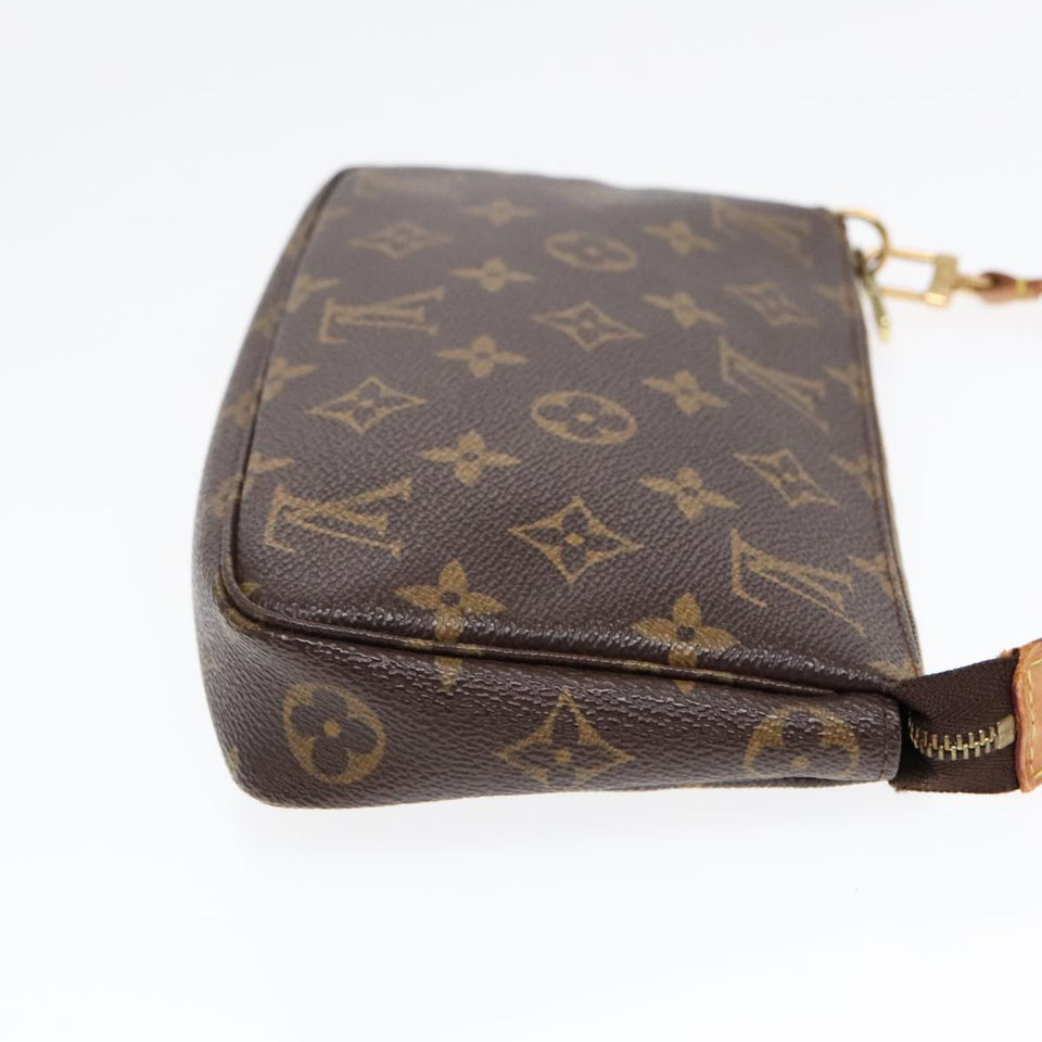 Louis Vuitton Pochette Accessoire  Canvas Clutch Bag