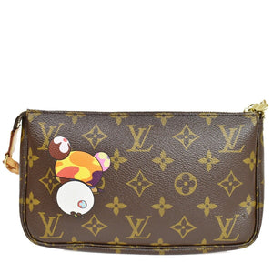 Louis Vuitton Pochette Accessoires  Canvas Clutch Bag