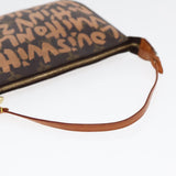 Louis Vuitton Pochette Accessoire  Canvas Clutch Bag