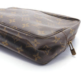 Louis Vuitton Monogram Trousse Toilette Clutch Canvas Vanity Bag