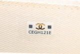 Chanel White Business Affinity Flap Handbag