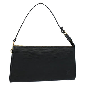 Louis Vuitton Pochette Accessoire  Leather Clutch Bag