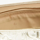 Dior Gold Oblique Embossed Patent Leather Continental Wallet