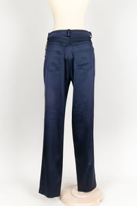 Pantalon bleu Dior