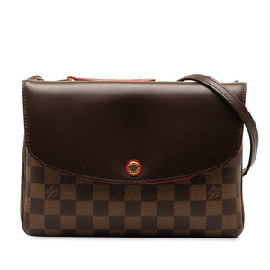 Louis Vuitton Damiet Twice N48259 Eveen Red PVC Leather  Louis Vuitton