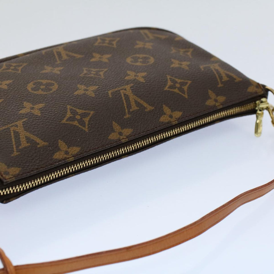 Louis Vuitton Pochette Accessoire  Canvas Clutch Bag