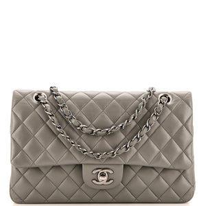 CHANEL Classic Double Flap Bag Quilted Lambskin Medium