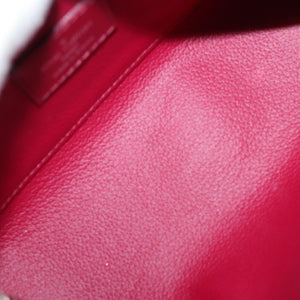 Louis Vuitton Cosmetic Pouch  Leather Clutch Bag