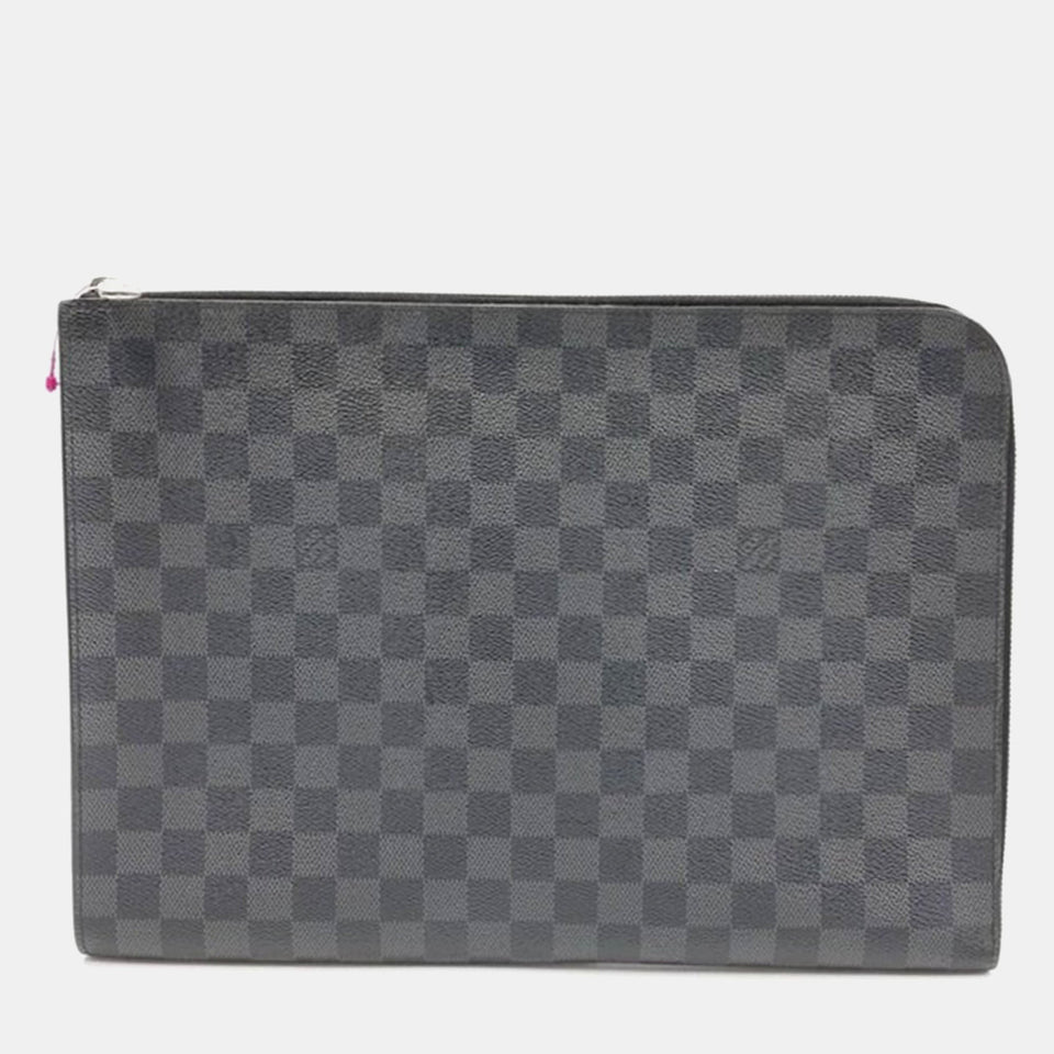 Damier Graphite Canvas Pochette Jour GM Clutch Bag