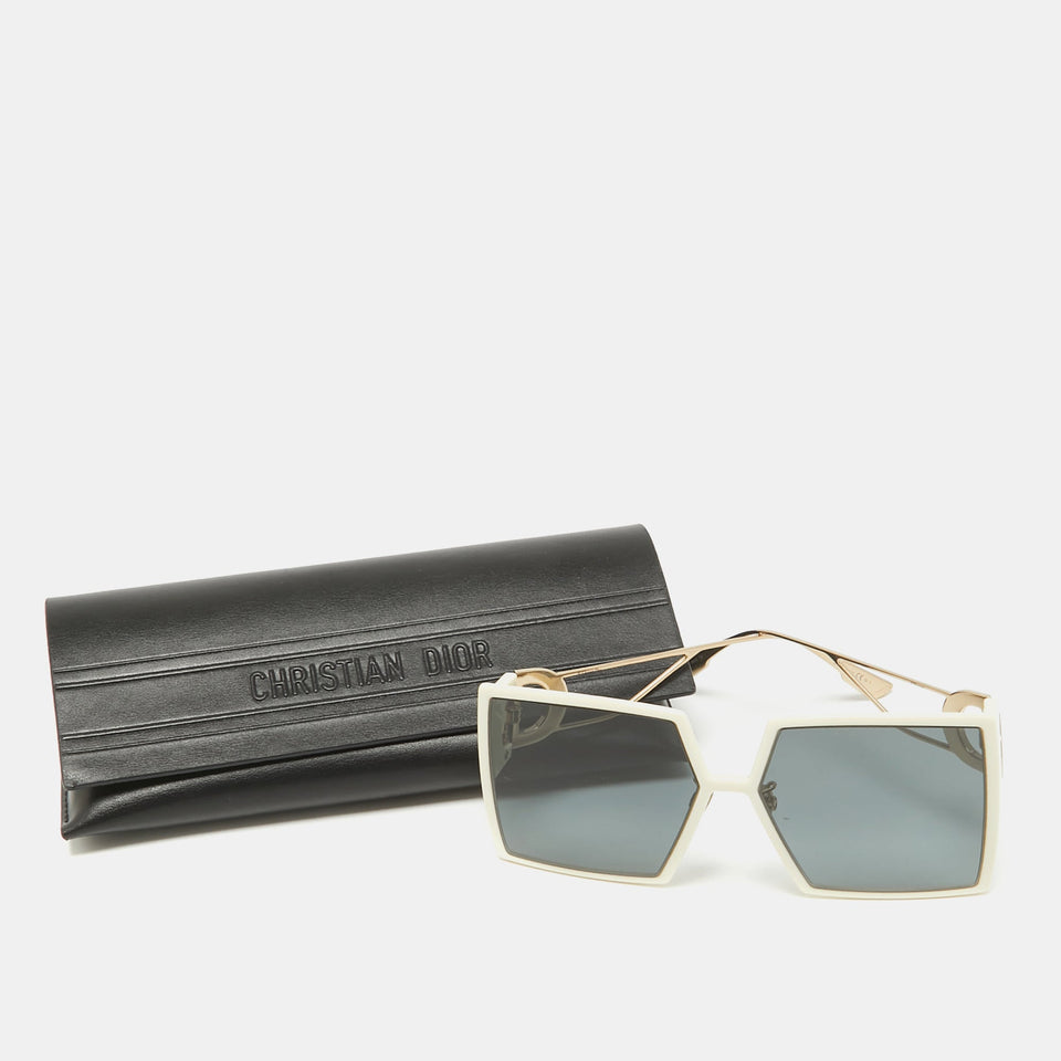 Dior Off White/black 30 Montaigne Square Sunglasses