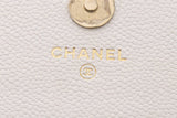 Chanel White Business Affinity Flap Handbag