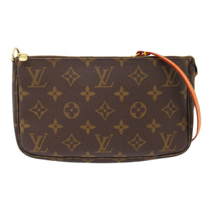 Louis Vuitton Pochette Accessoire  Canvas Clutch Bag