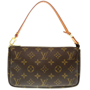 Louis Vuitton Pochette Accessoires  Canvas Clutch Bag