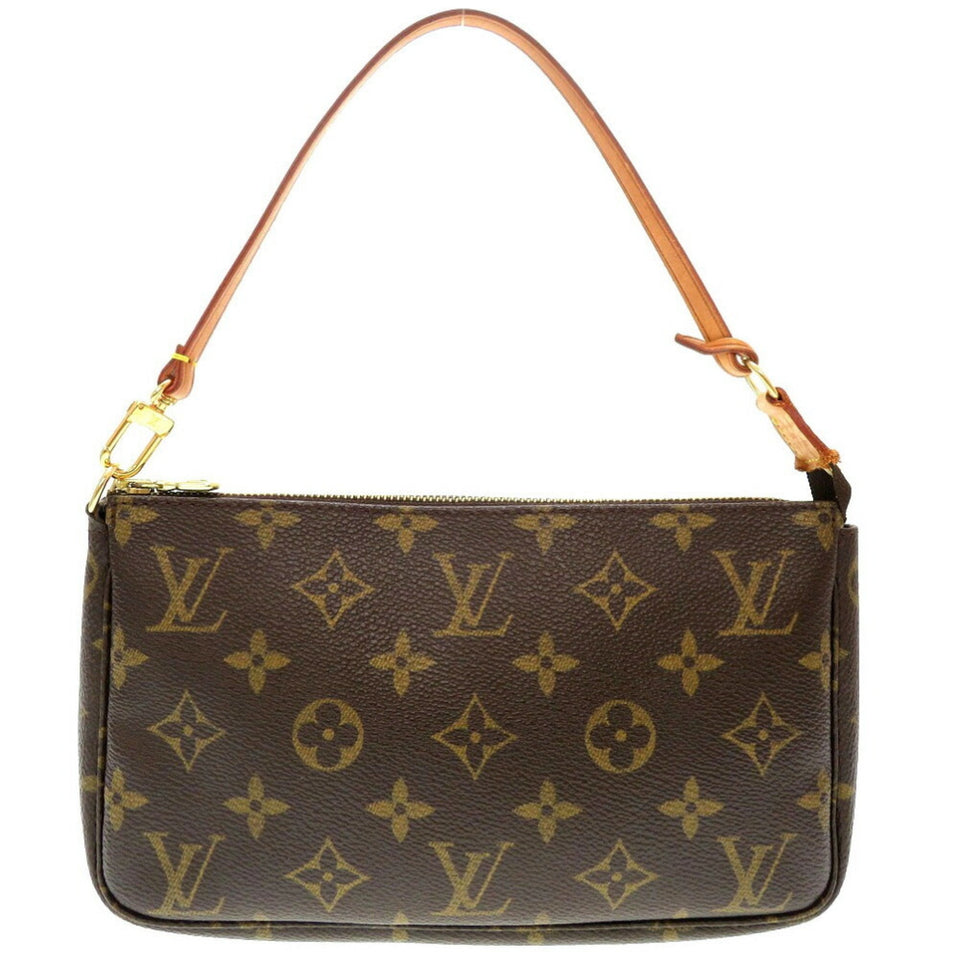 Louis Vuitton Pochette Accessoires  Canvas Clutch Bag