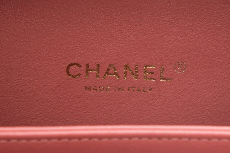 Chanel Vanity Case 2way Calfskin Leather Pink Shoulder Handbag