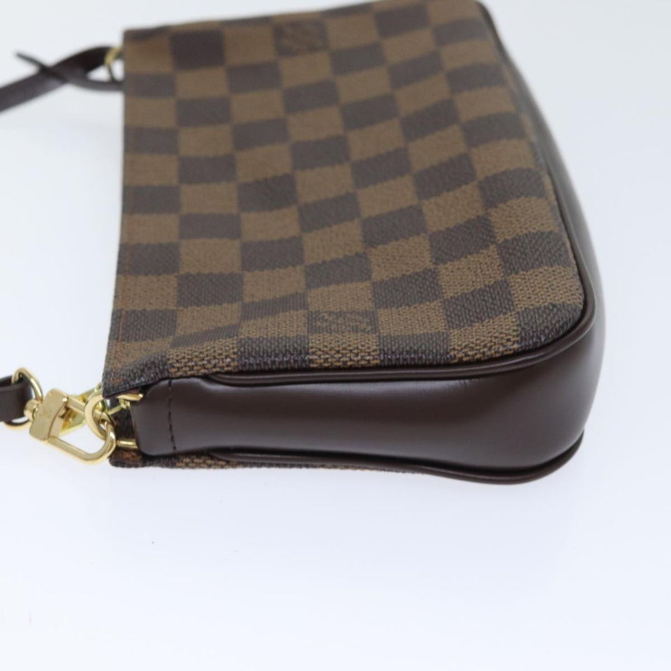 Louis Vuitton Pochette Accessoire  Canvas Clutch Bag