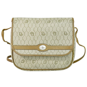 Dior Honeycomb  Canvas Shoulder Bag
