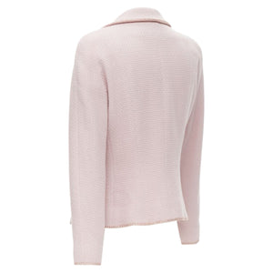 Christian Dior John Galliano Tweed Ribbon Trimmed Blazer