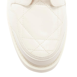 Christian Dior d-leader cannage quilted leather ankle boots