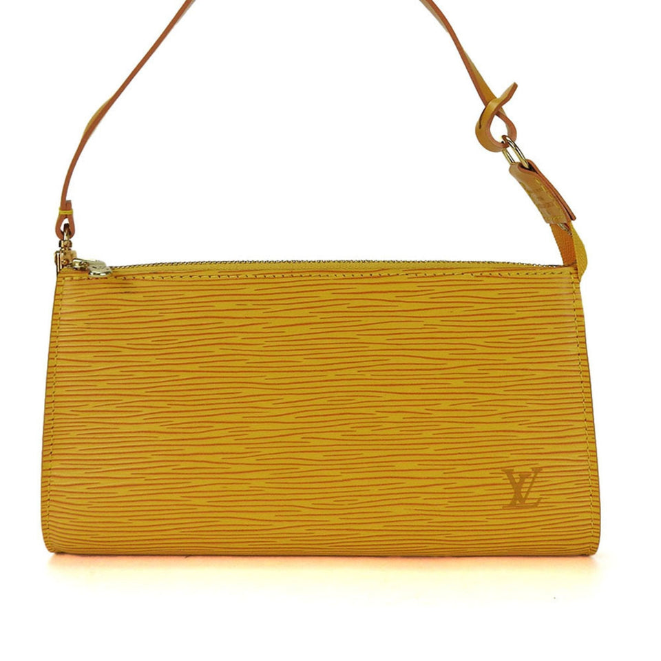 Louis Vuitton Pochette  Leather Clutch Bag
