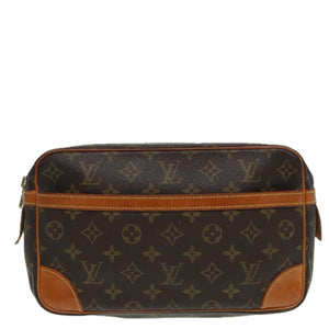 Louis Vuitton Compiègne  Canvas Clutch Bag