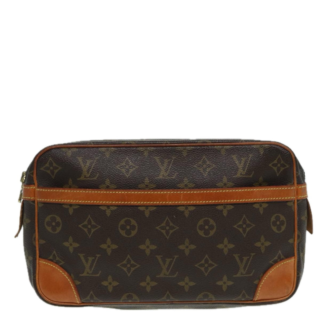 Louis Vuitton Compiègne  Canvas Clutch Bag