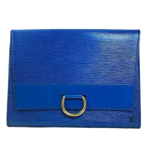 Louis Vuitton Jena  Leather Clutch Bag