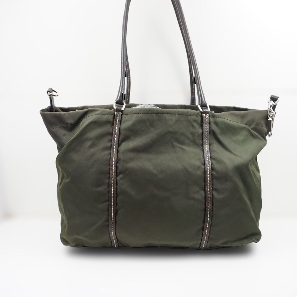 Prada Armygrøn Skuldertaske