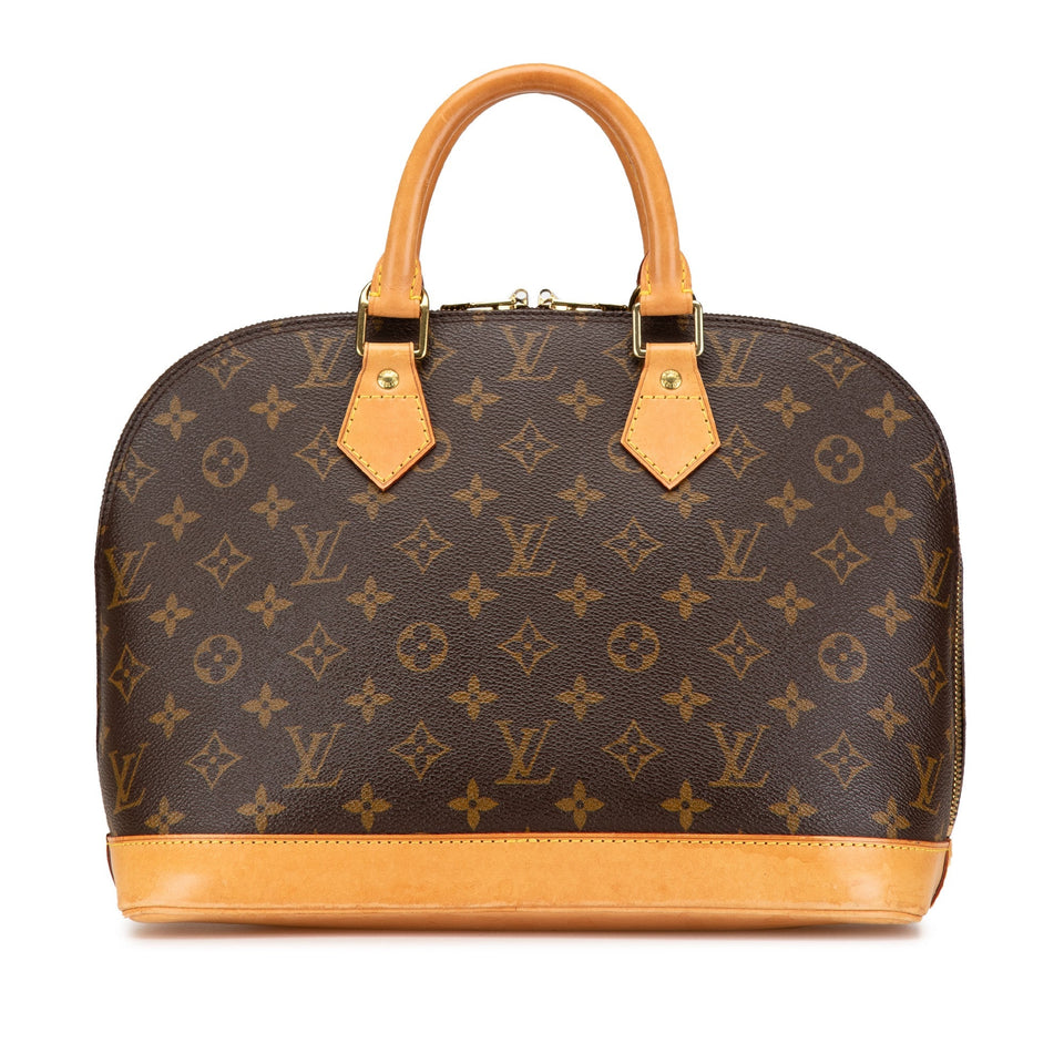 Brown Louis Vuitton Monogram Alma PM Handbag