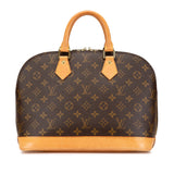 Brown Louis Vuitton Monogram Alma PM Handbag