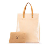 White Louis Vuitton Monogram Vernis Reade MM Tote Bag