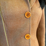 Christian Dior Vintage wool & mink Skirt Suit