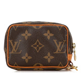 Brown Louis Vuitton Monogram Trousse Wapity Pouch