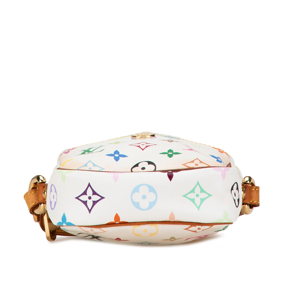 White Louis Vuitton Monogram Multicolore Rift Crossbody Bag