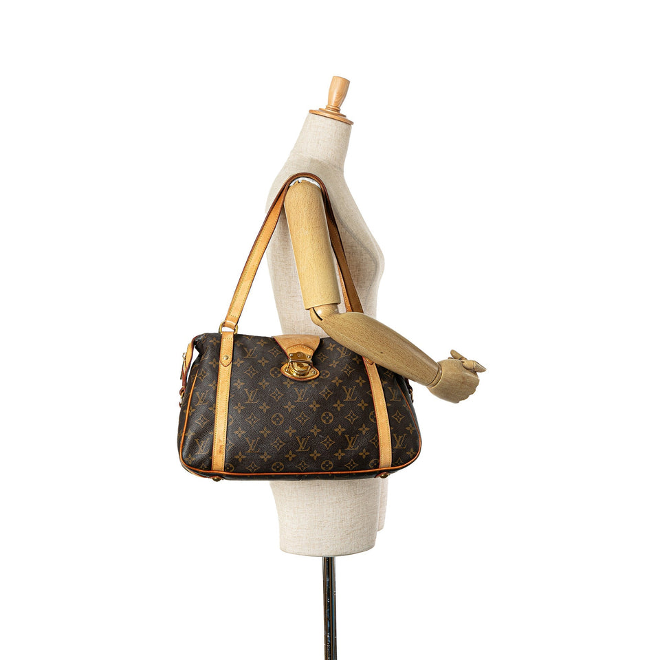 Brown Louis Vuitton Monogram Stresa PM Shoulder Bag