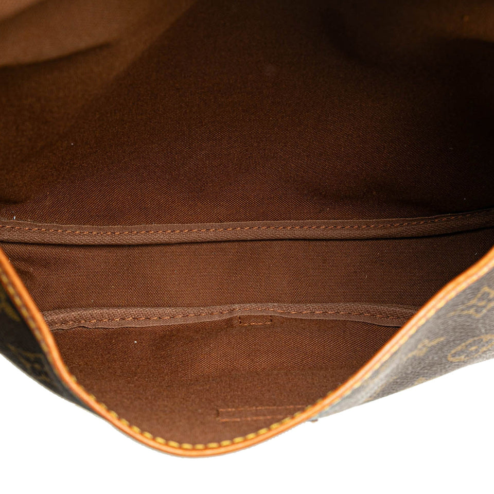 Brown Louis Vuitton Monogram Saumur 30 Crossbody Bag