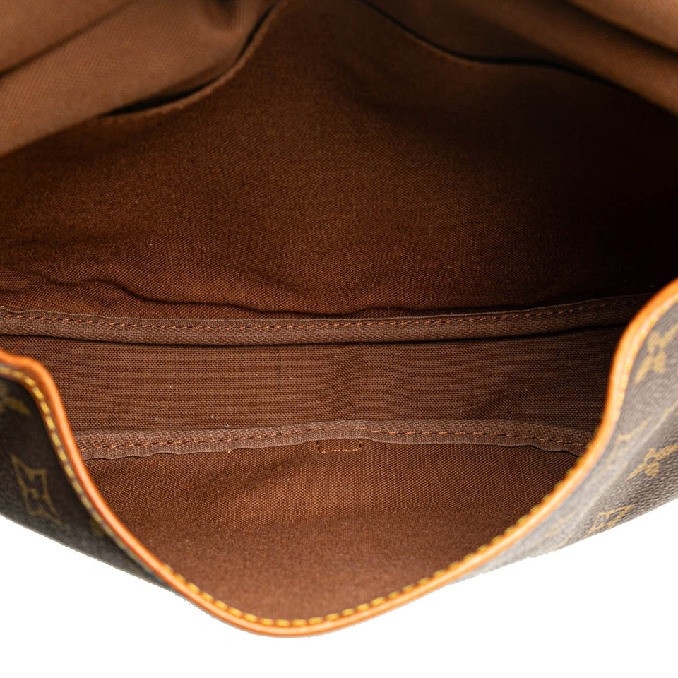 Brown Louis Vuitton Monogram Saumur 30 Crossbody Bag